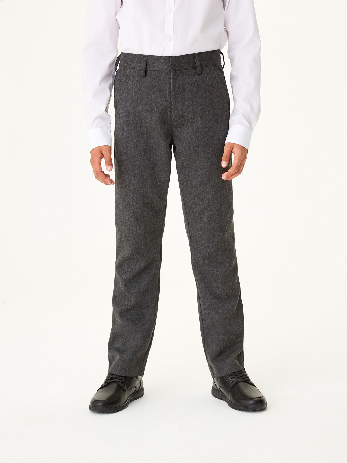 Dsiney Kidz - Grey Regular Waist Straight Leg School Trousers (3-17yrs) image 2