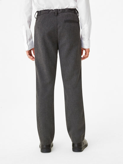 Dsiney Kidz - Grey Regular Waist Straight Leg School Trousers (3-17yrs) image 3