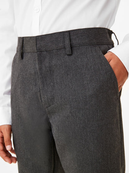 Dsiney Kidz - Grey Regular Waist Straight Leg School Trousers (3-17yrs) image 6