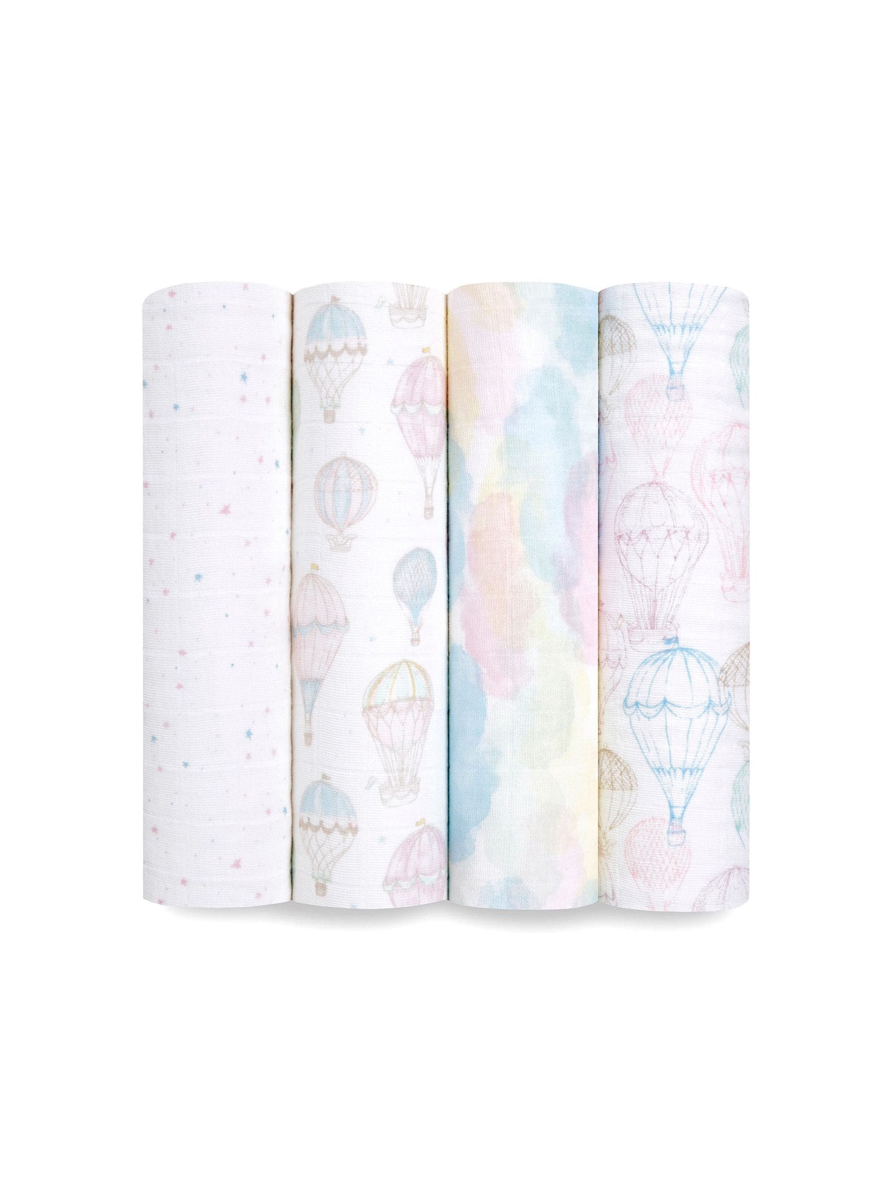 aden + anais Pink Cotton Muslin Blankets 4 Pack image 1