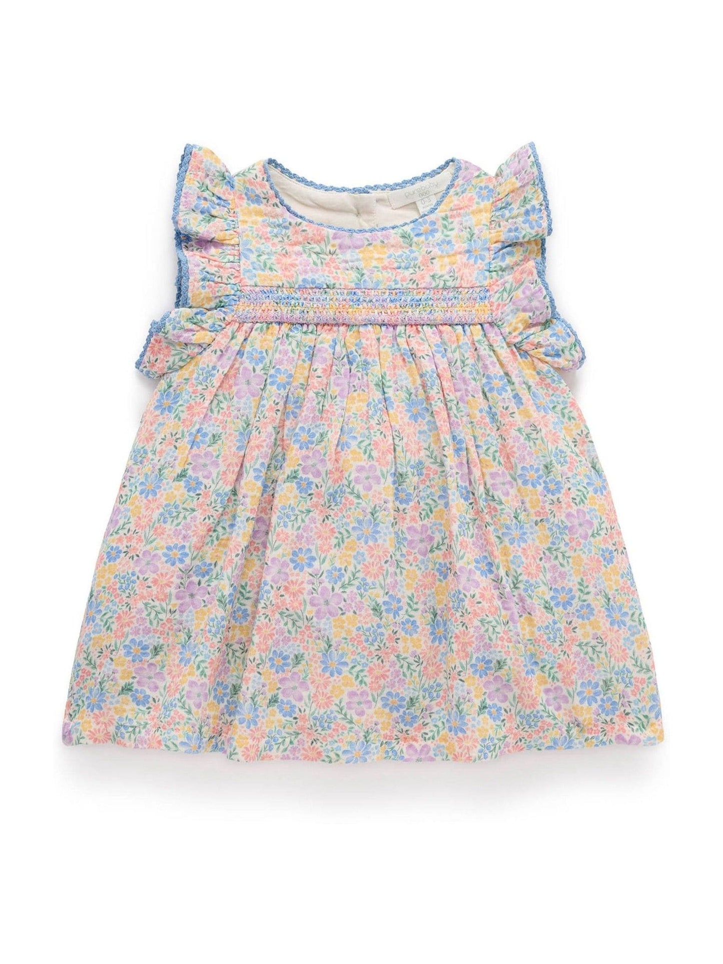 Purebaby Pink Smocked Dress image 3