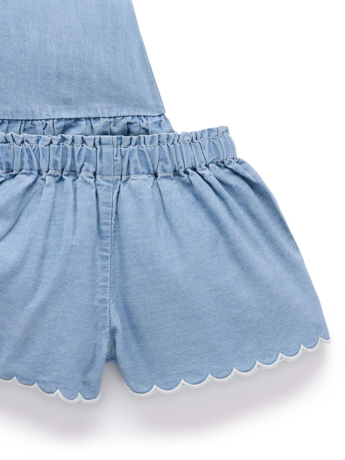 Purebaby Blue Chambray Top & Shorts Set image 5