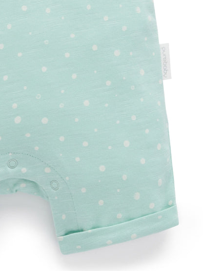 Purebaby Blue Fancy Fish Growsuit Rompersuit image 5