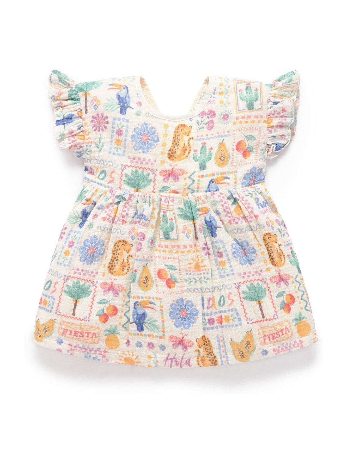 Purebaby Pink Postcards Dress image 3