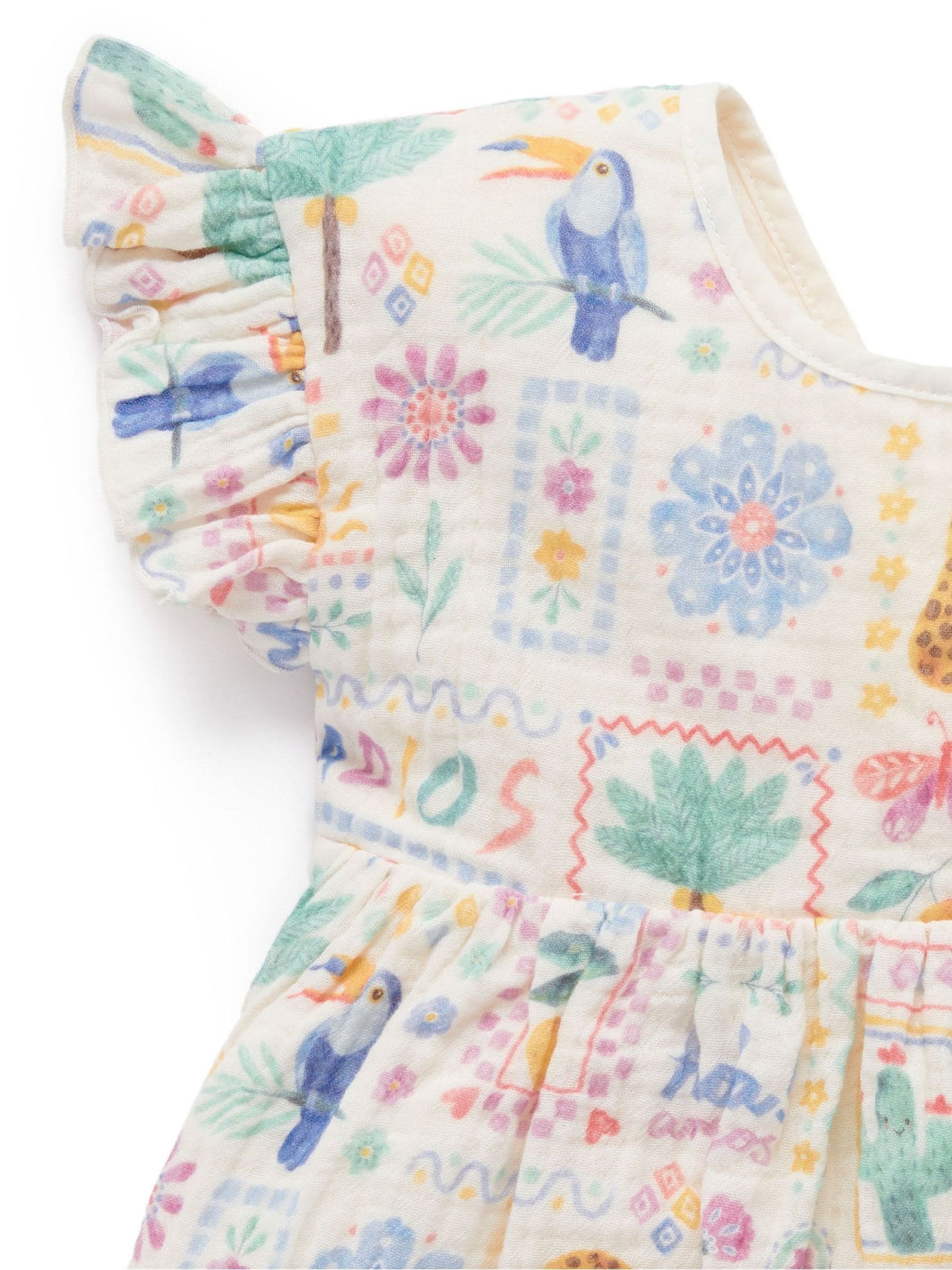 Purebaby Pink Postcards Dress image 5