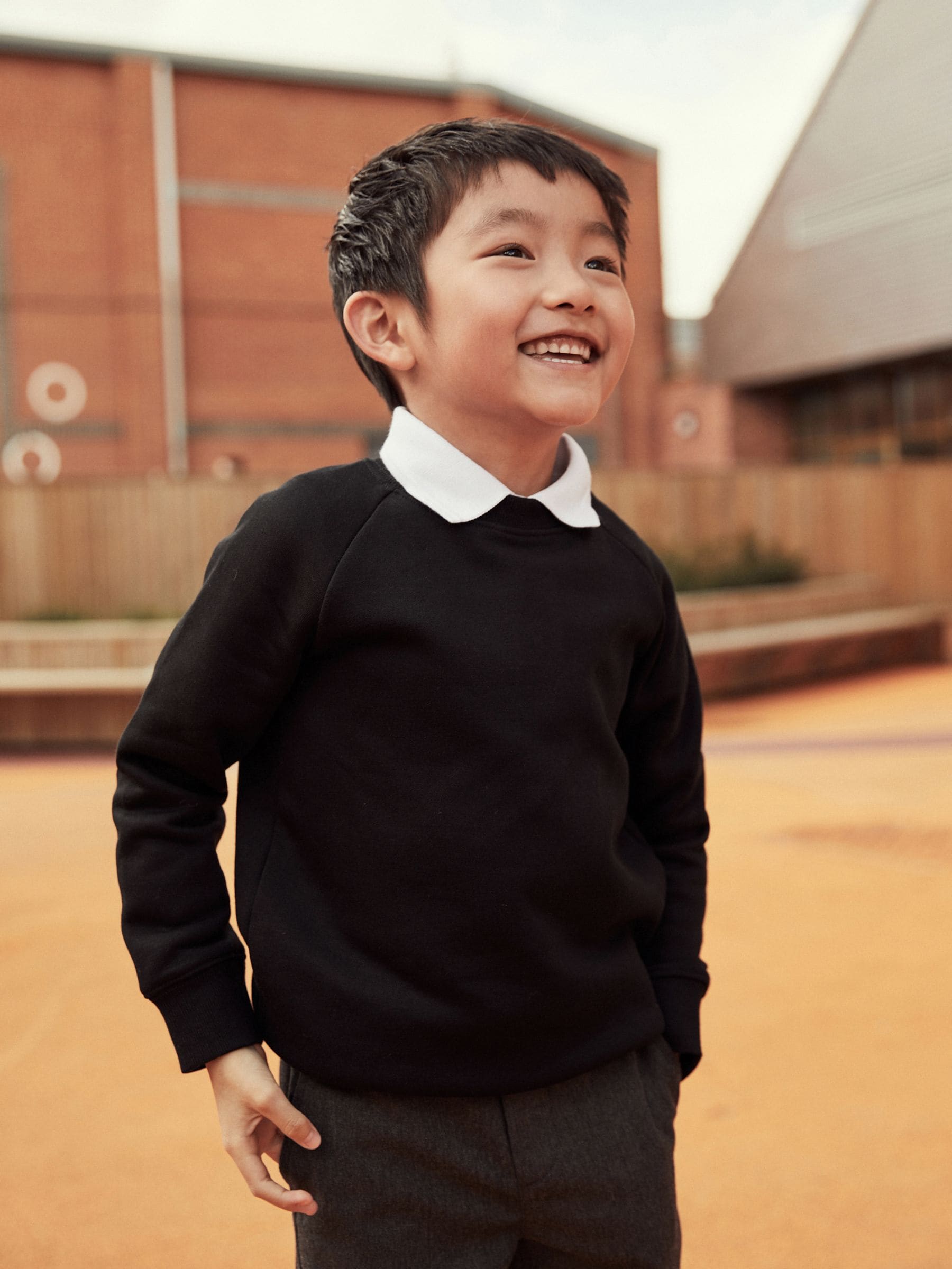 Dsiney Kidz - Black Crew Neck School Sweater (3-16yrs) image 1