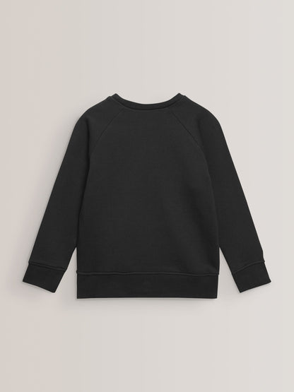 Dsiney Kidz - Black Crew Neck School Sweater (3-16yrs) image 3