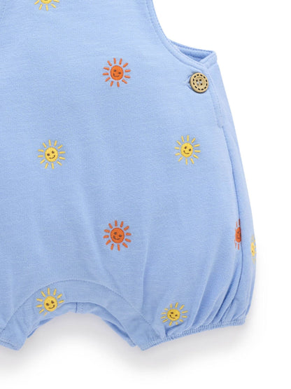 Purebaby Blue Sunshine Dungaree Set image 5