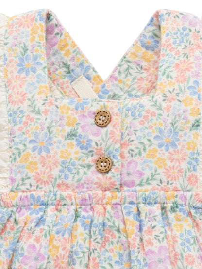 Purebaby Pink Floral Romper image 4