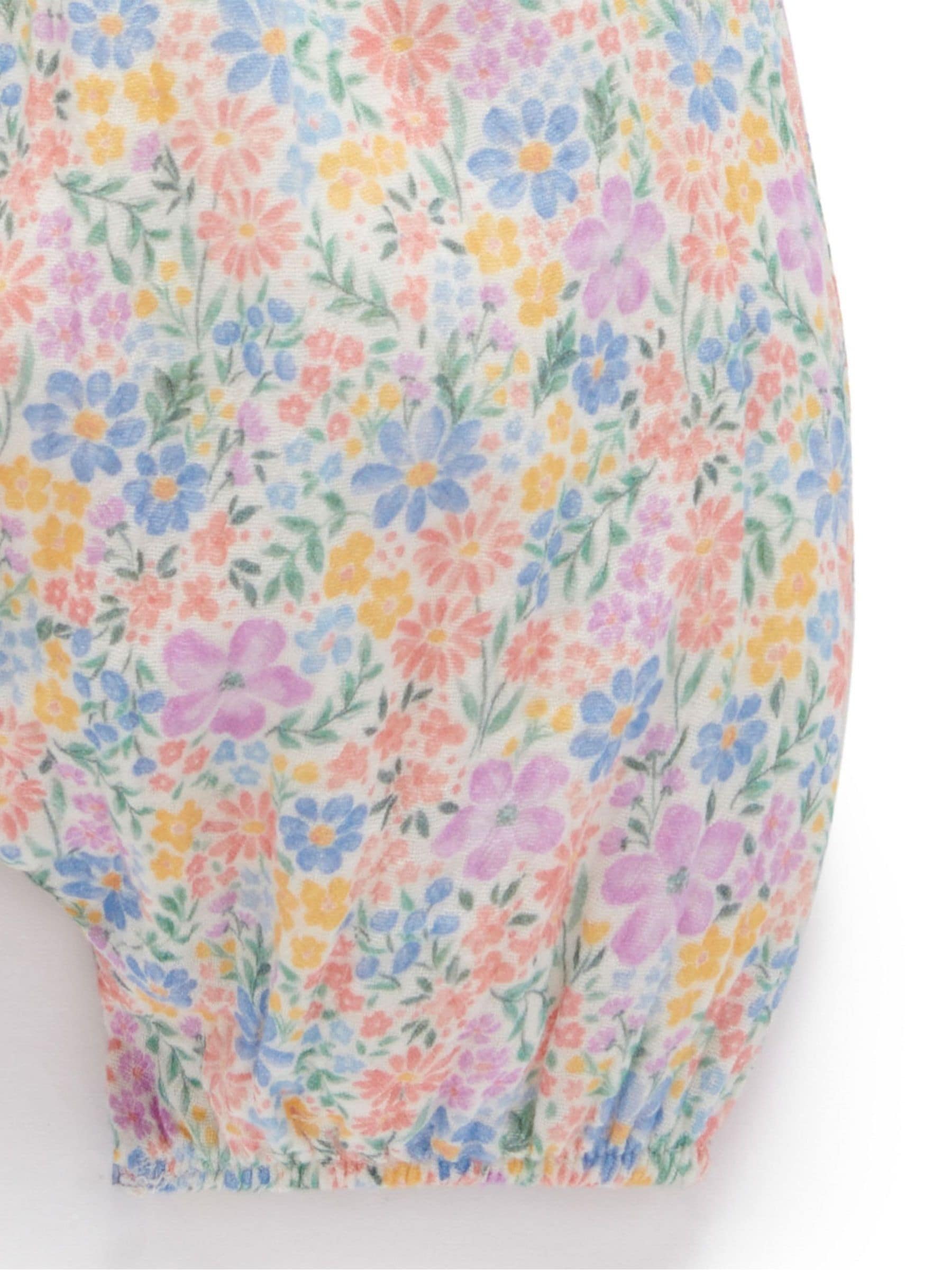 Purebaby Pink Floral Romper image 5