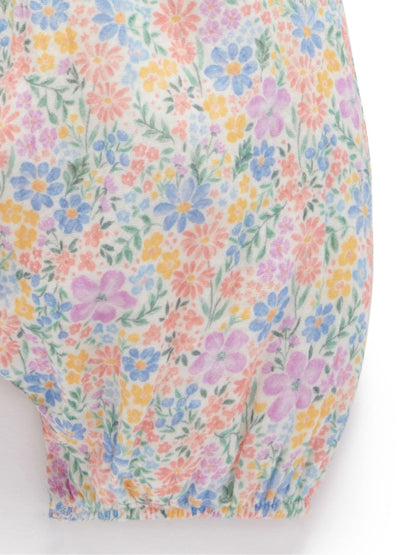 Purebaby Pink Floral Romper image 5