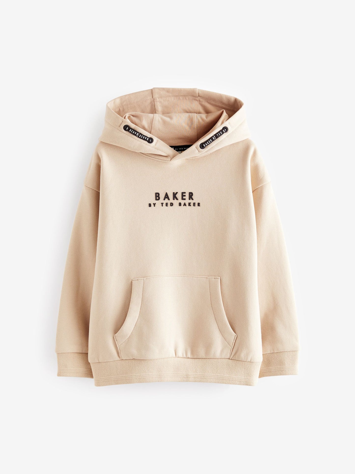 Baker by Ted Baker Stone Overhead Brown Hoodie image 6