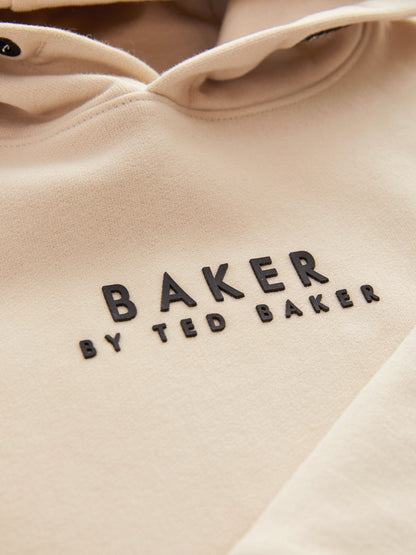 Baker by Ted Baker Stone Overhead Brown Hoodie image 8