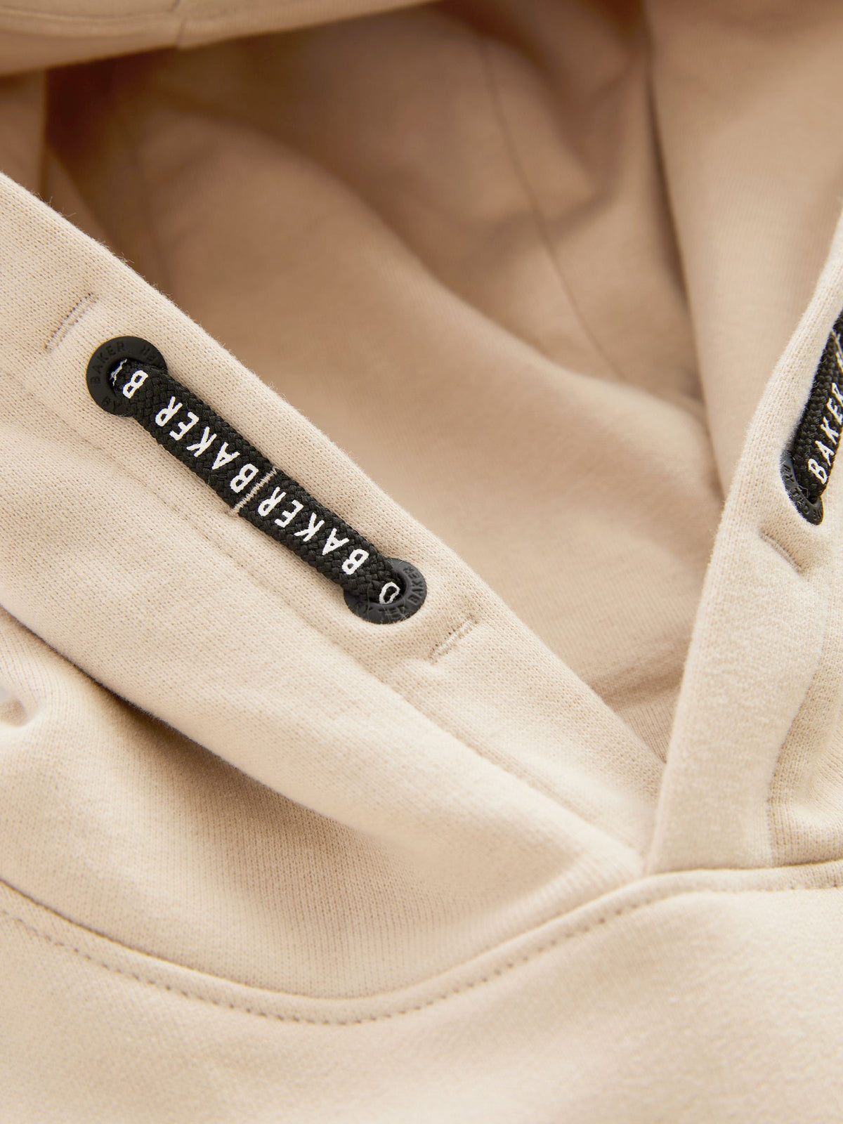 Baker by Ted Baker Stone Overhead Brown Hoodie image 9