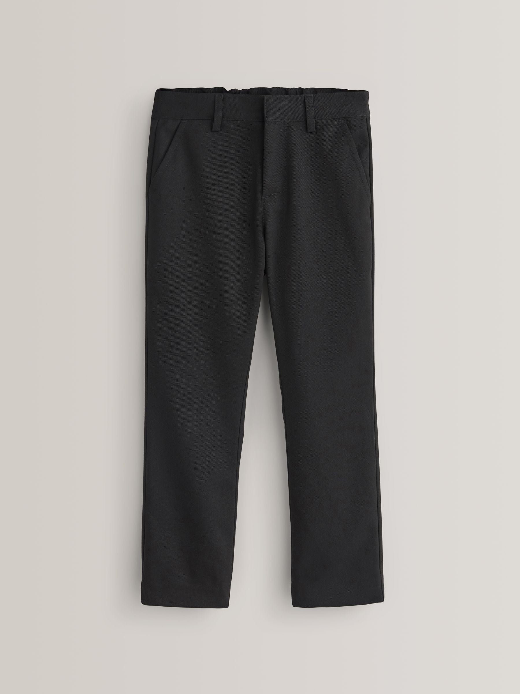 Dsiney Kidz - Black Slim Waist Straight Leg School Trousers (3-17yrs) image 1