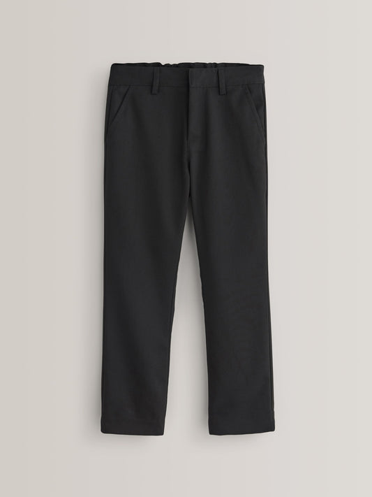 Dsiney Kidz - Black Slim Waist Straight Leg School Trousers (3-17yrs) image 1