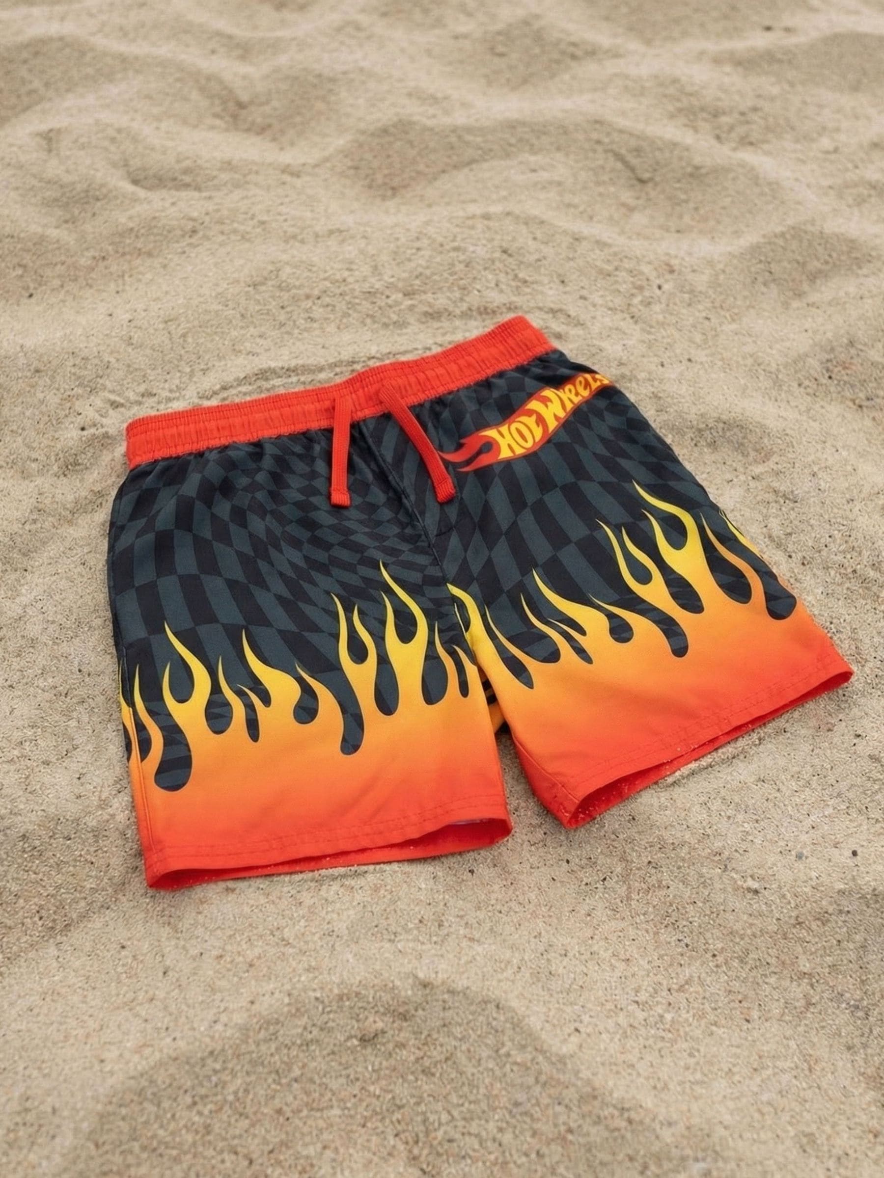 Dsiney Kidz - Vanilla Underground Red Hot Wheels Swim Shorts image 3