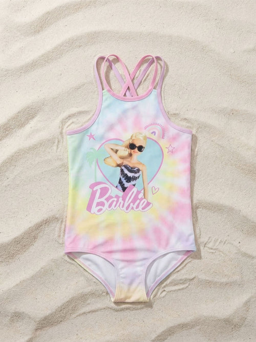 Dsiney Kidz - Vanilla Underground Pink Barbie One Piece Swimming Costume image 1