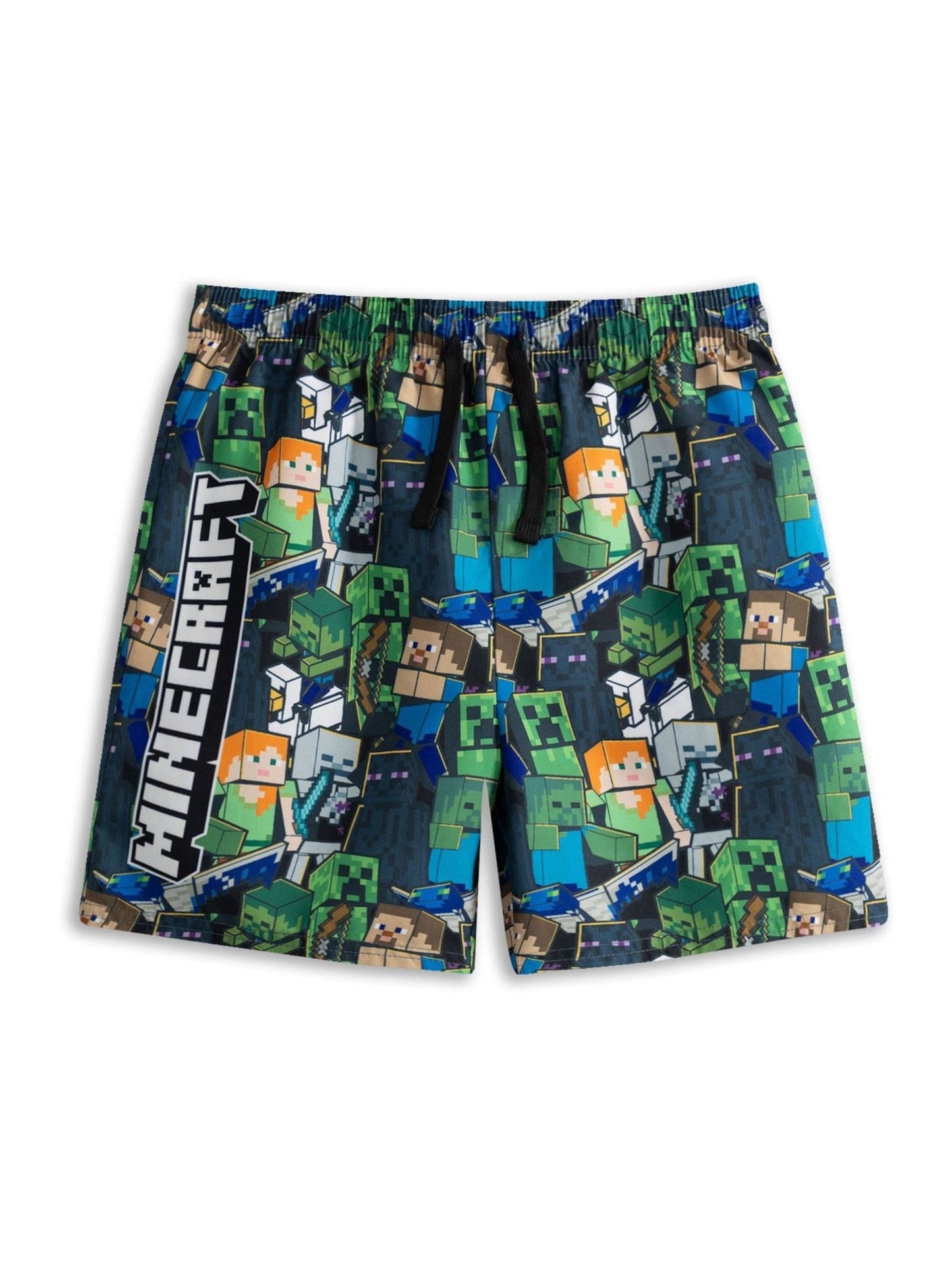 Dsiney Kidz - Vanilla Underground Green Minecraft Swim Shorts image 3