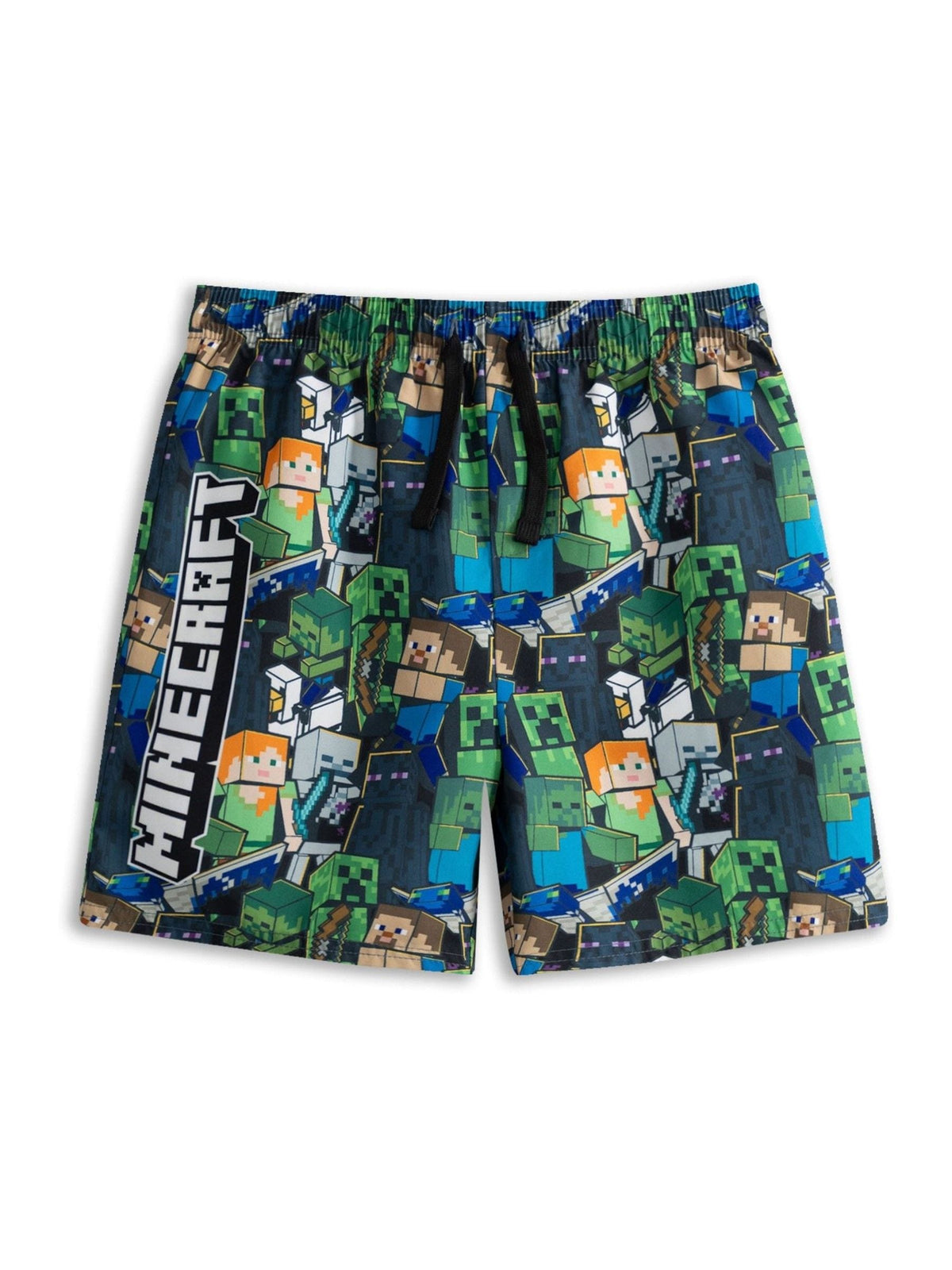 Dsiney Kidz - Vanilla Underground Green Minecraft Swim Shorts image 3