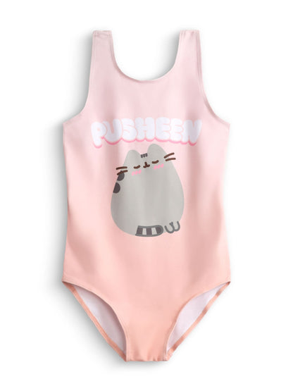 Dsiney Kidz - Vanilla Underground Pink Pusheen One Piece Swimming Costume image 1