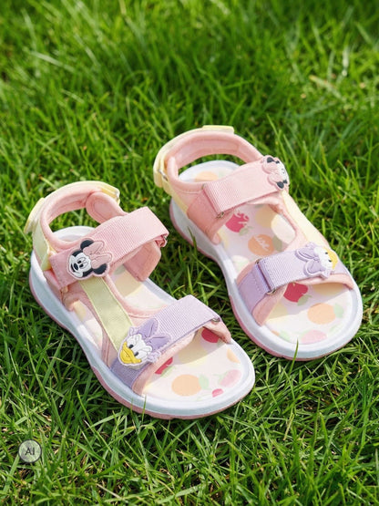 Vanilla Underground Pink Minnie Mouse Trekker Sandals image 2