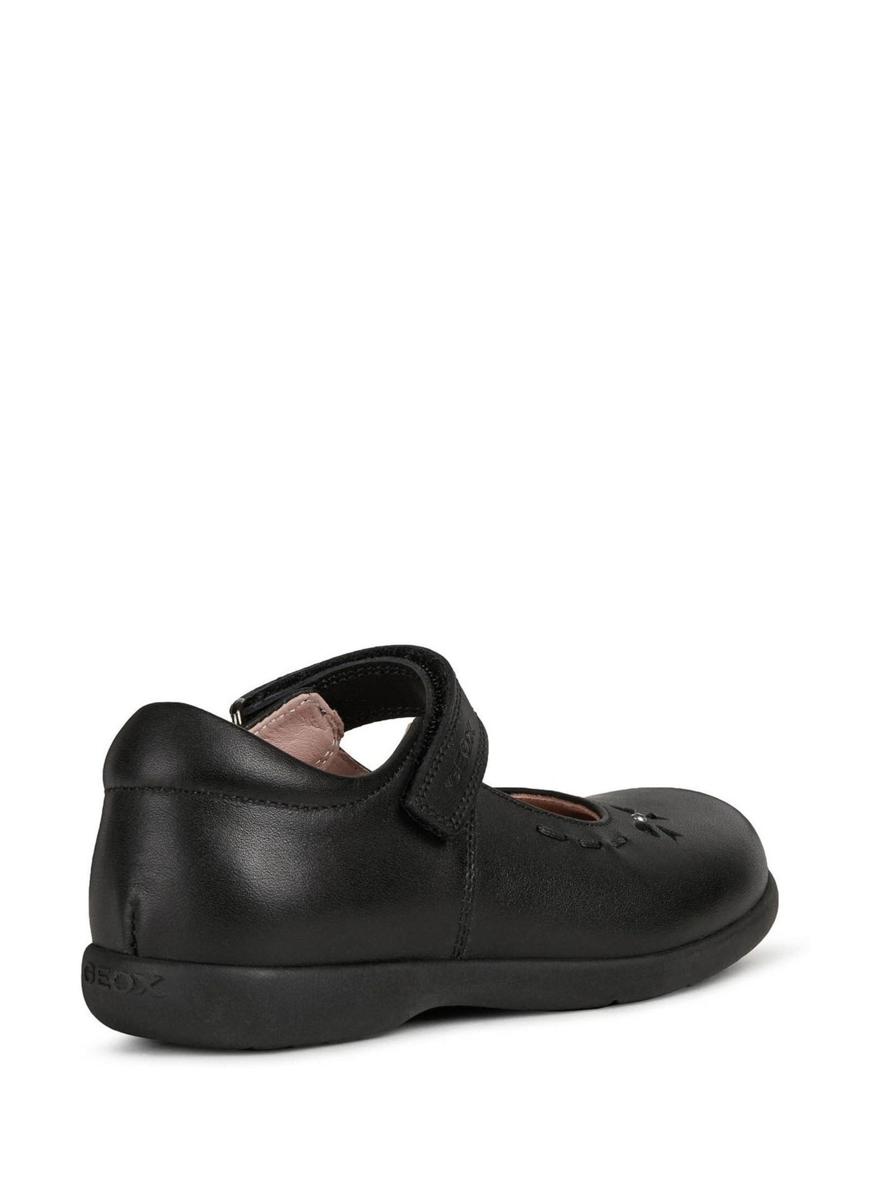 Geox Black Naimara Ballerina School Shoes image 3