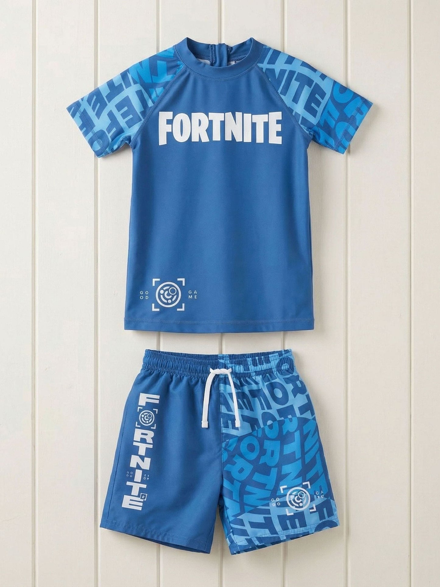 Dsiney Kidz - Vanilla Underground Blue Fortnite Swim Set 2 Piece image 1