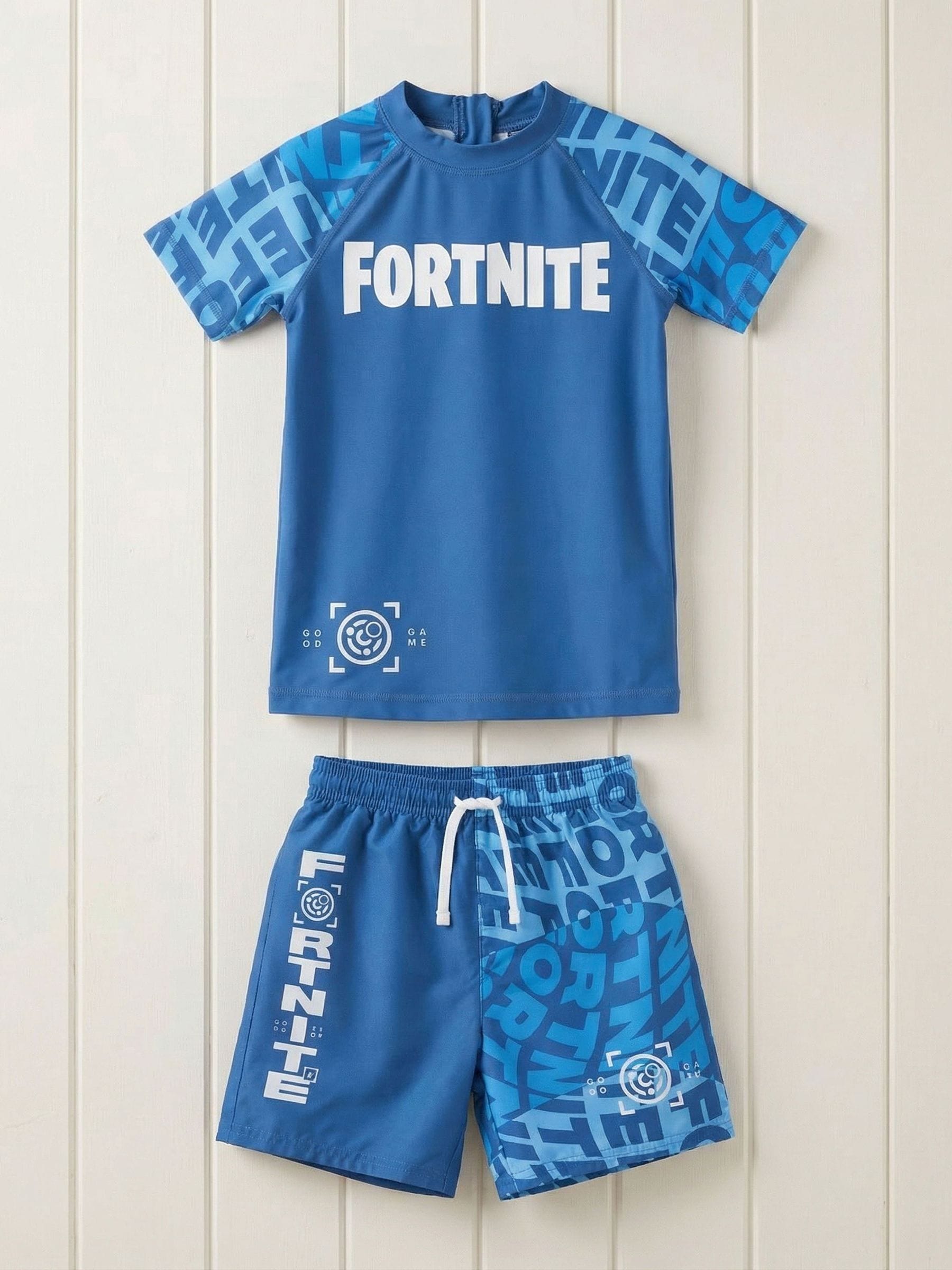 Dsiney Kidz - Vanilla Underground Blue Fortnite Swim Set 2 Piece image 1