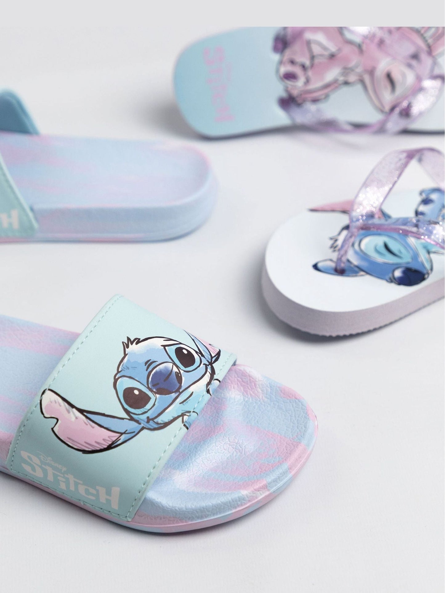 Vanilla Underground Blue Lilo & Stitch Slide Flip Flops 2 Pack image 2