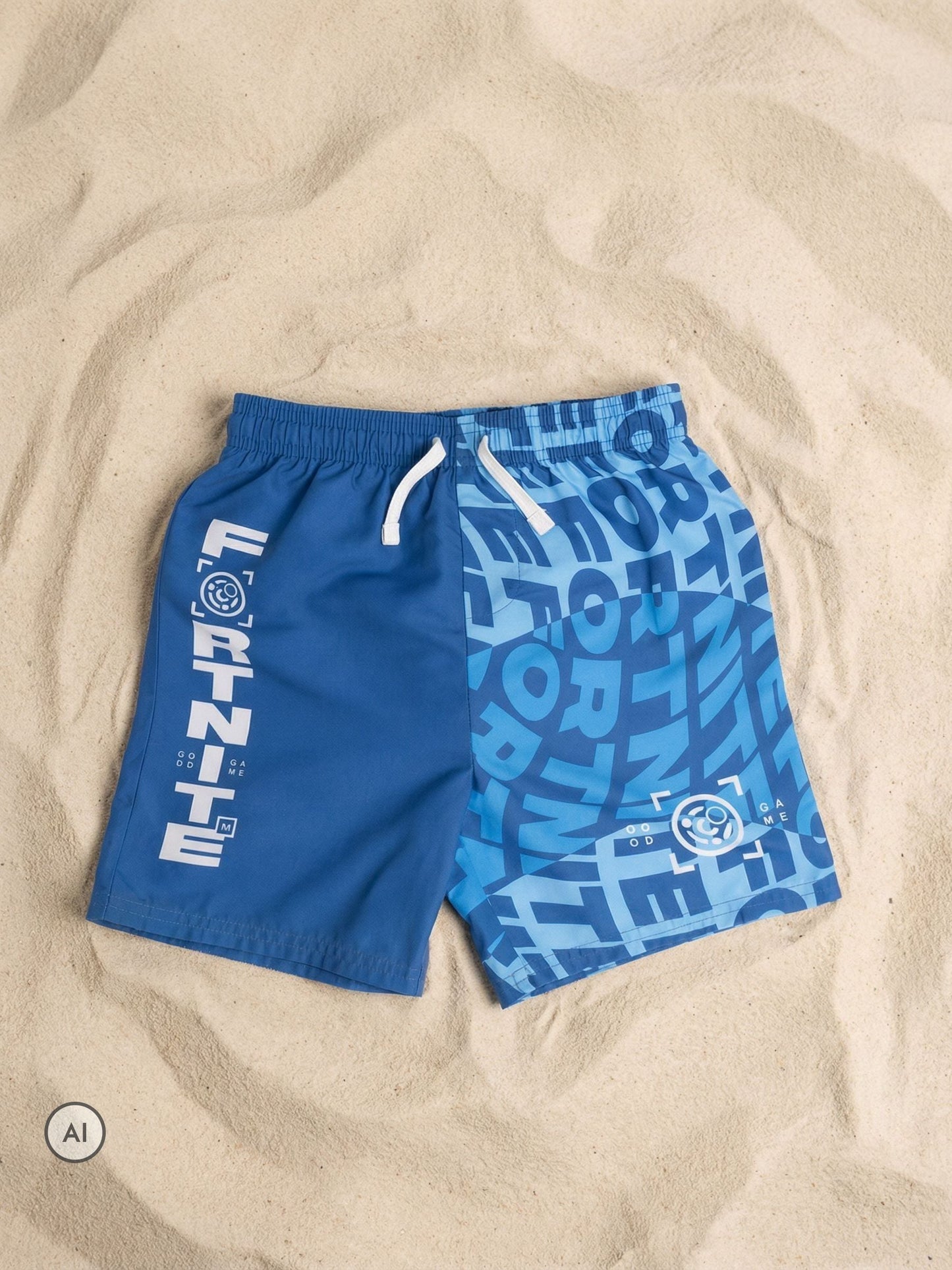Dsiney Kidz - Vanilla Underground Blue Fortnite Swim Shorts image 2