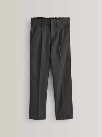 Dsiney Kidz - Grey Slim Waist School Pleat Front Trousers (3-17yrs) image 1