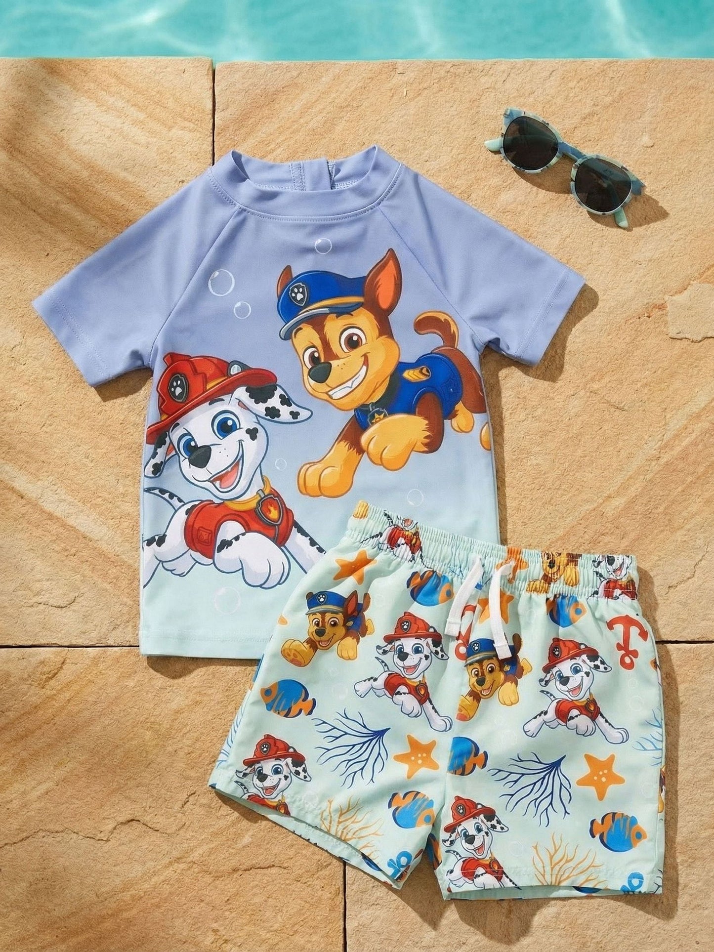 Dsiney Kidz - Vanilla Underground Blue Paw Patrol Swim Set 2 Piece image 2