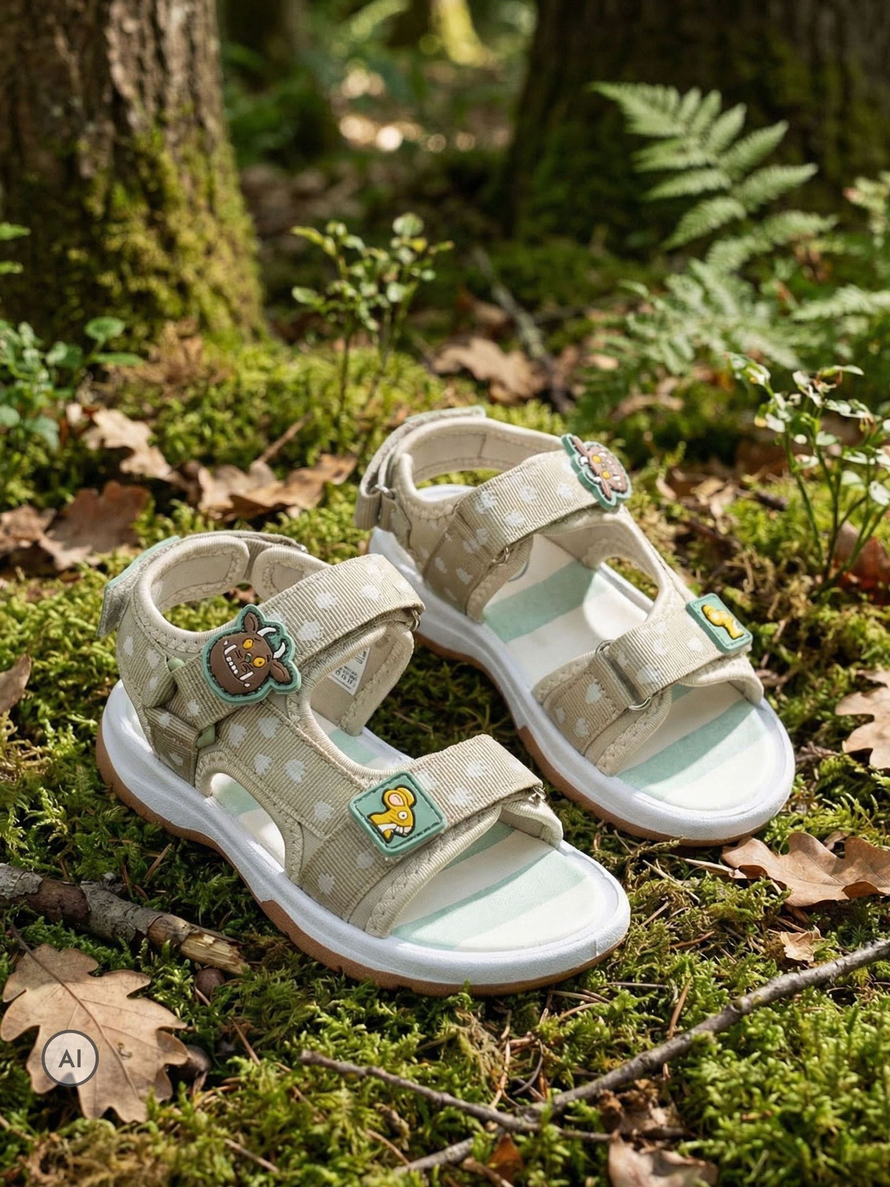 Vanilla Underground Brown Gruffalo And Friends Trekker Sandals image 2
