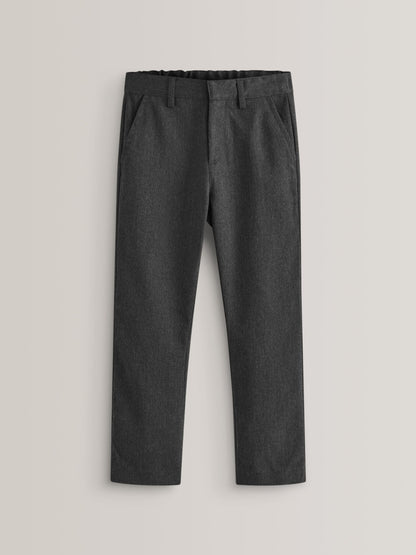 Dsiney Kidz - Grey Slim Waist Straight Leg School Trousers (3-17yrs) image 1