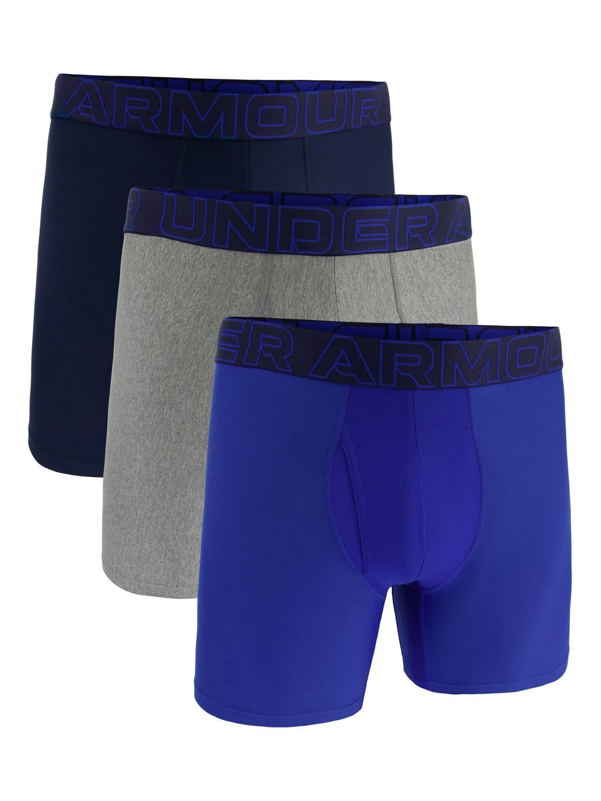 Dsiney Kidz - Under Armour Navy Blue Tech Solid Briefs 3 Pack image 1