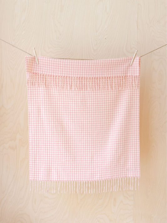 TBCo Gingham Lambswool Baby Blanket - image 1
