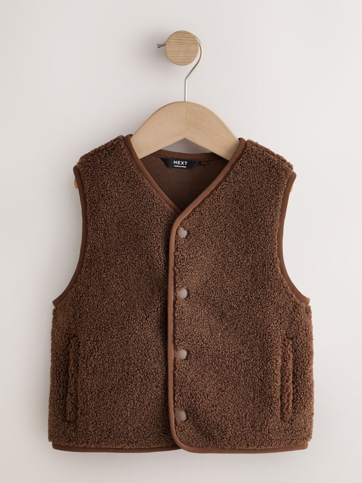 Chocolate Brown Gilet Fleece (3mths-7yrs) - image 6