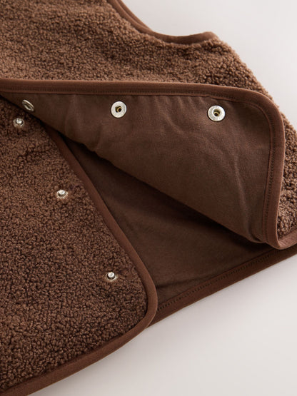 Chocolate Brown Gilet Fleece (3mths-7yrs) - image 8