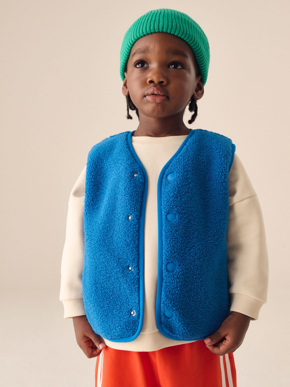 Bright Blue Gilet Fleece (3mths-7yrs) - image 1