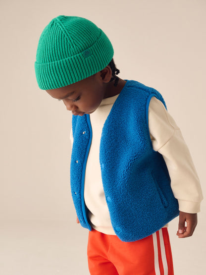 Bright Blue Gilet Fleece (3mths-7yrs) - image 2