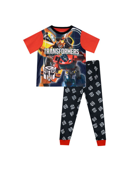 Character Red Transformers Optimus Prime and Bumblebee Pyjamas - image 1