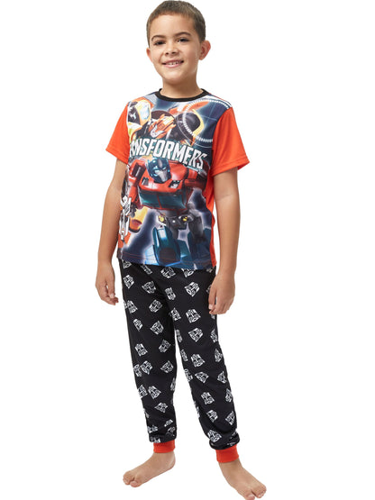 Character Red Transformers Optimus Prime and Bumblebee Pyjamas - image 2