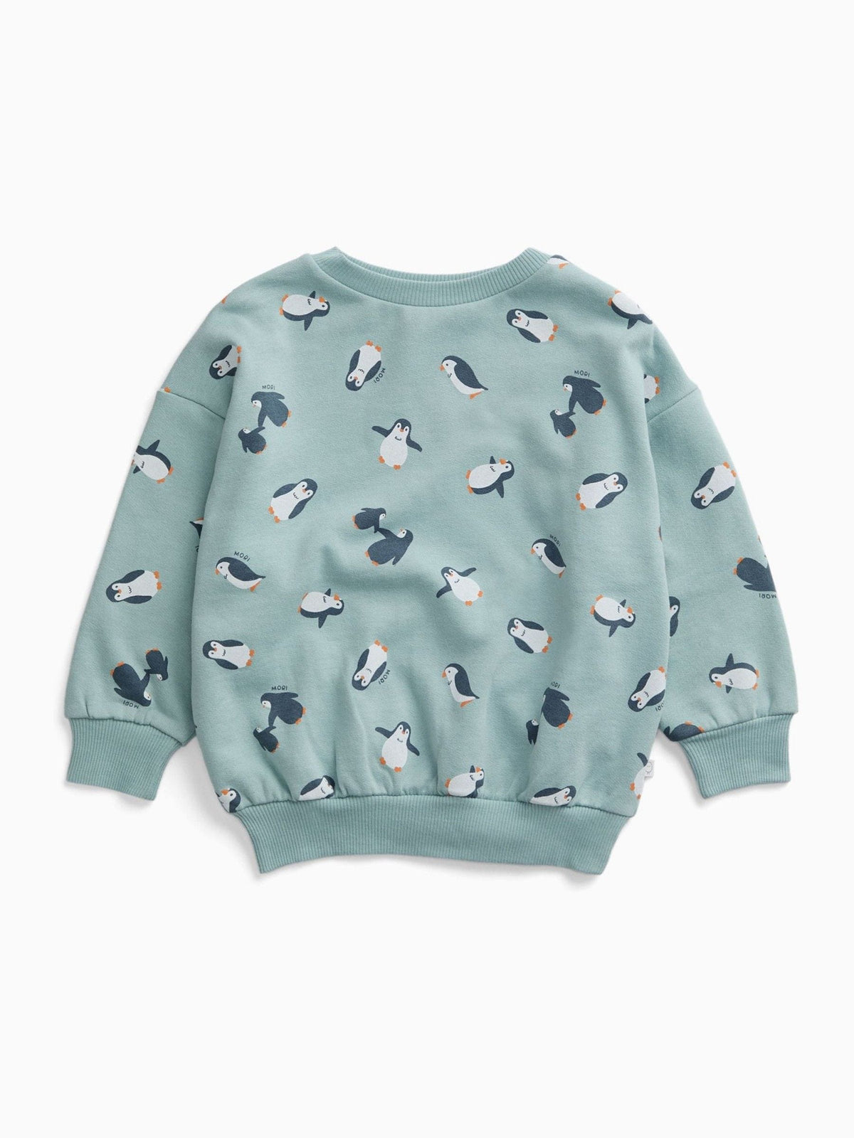 Dsiney Kidz - MORI Blue Blue Penguin Print Sweatshirt image 1
