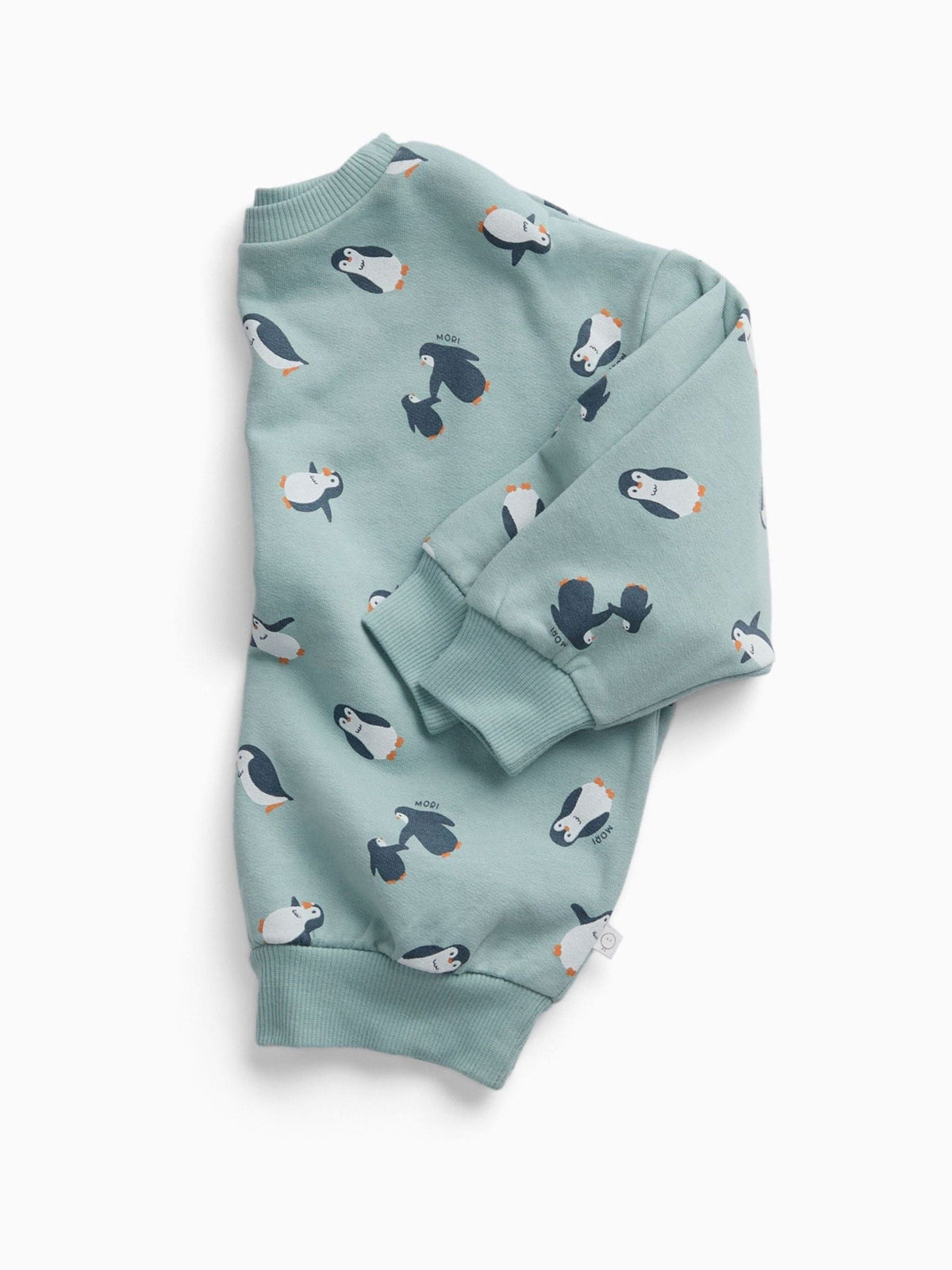 Dsiney Kidz - MORI Blue Blue Penguin Print Sweatshirt image 2