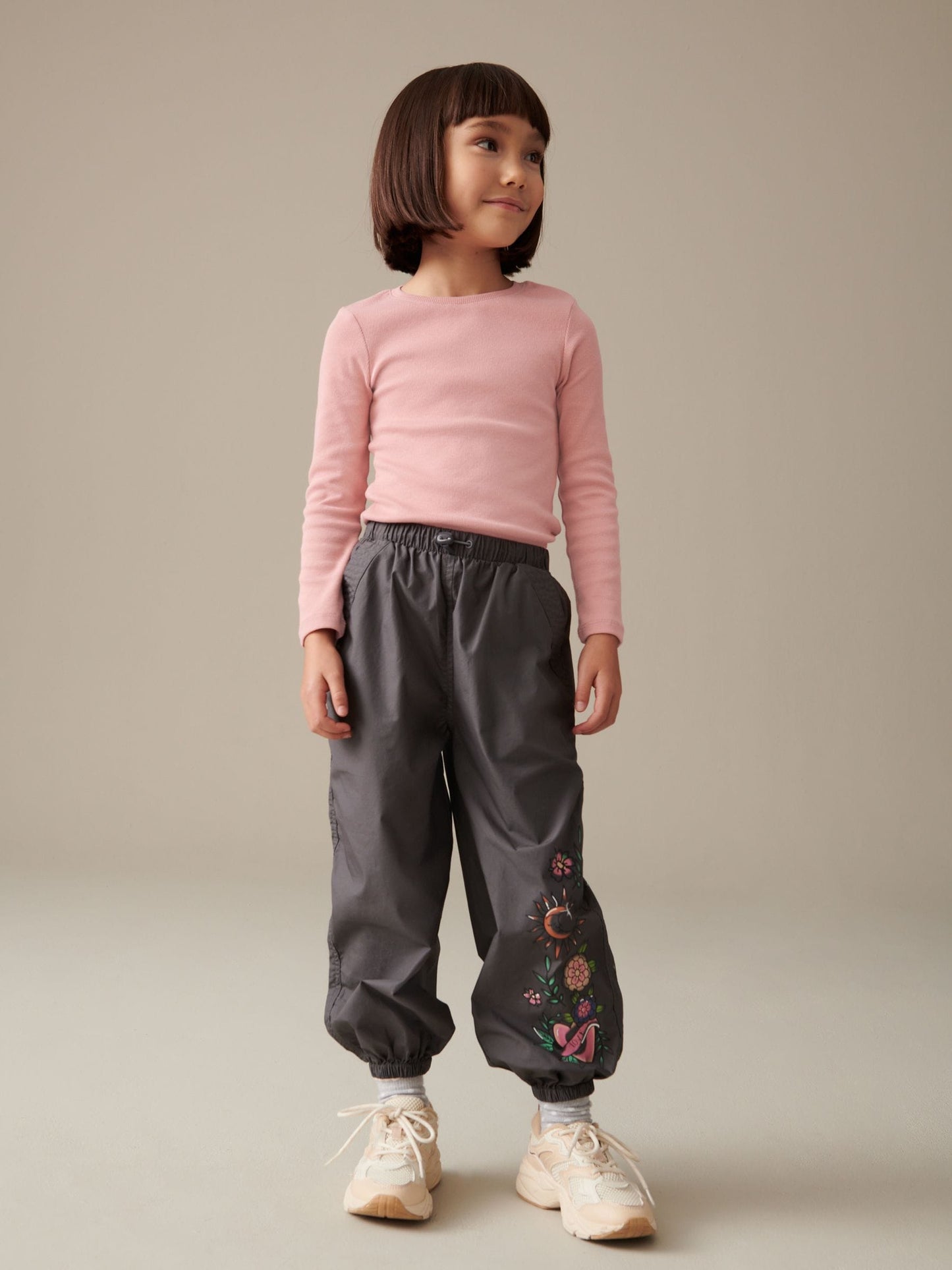 Dsiney Kidz - Pink Long Sleeve Ribbed Top (3-16yrs) image 1