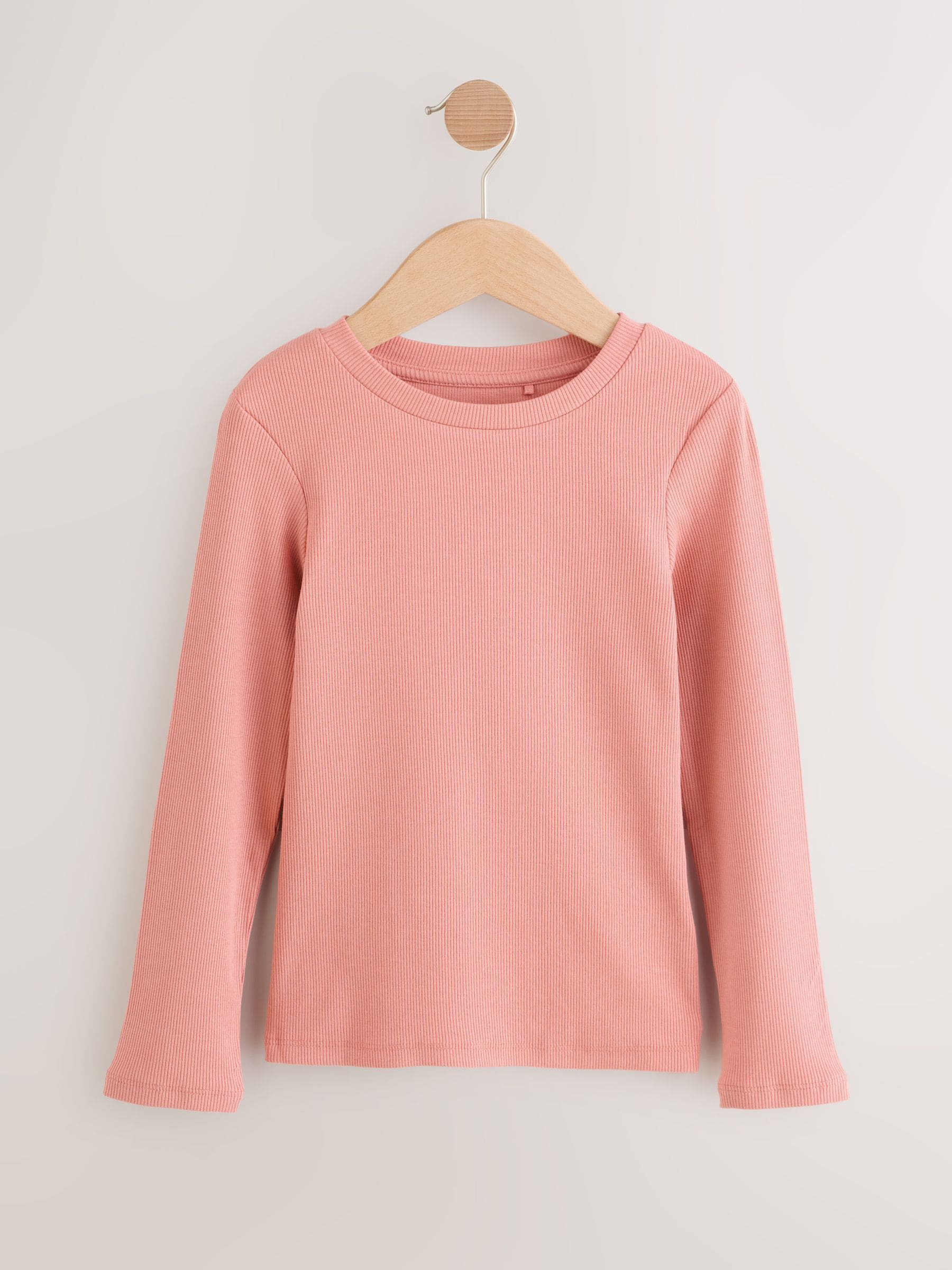 Dsiney Kidz - Pink Long Sleeve Ribbed Top (3-16yrs) image 4