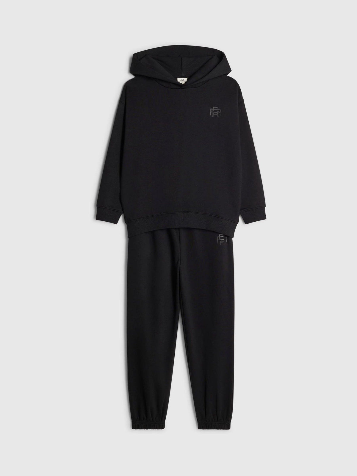 River Island Black Essentials Hoodie & Joggers Set - image 1