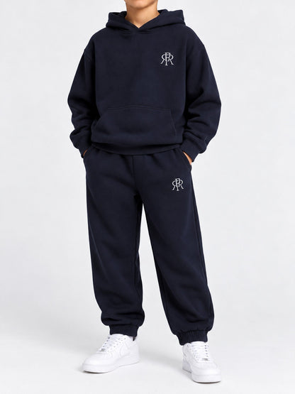 River Island Blue Essentials Hoodie & Joggers Set - image 1