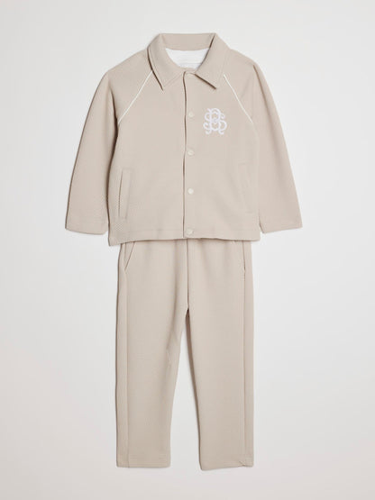 River Island Natural Button Through Jacket & Joggers Set - image 3